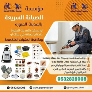 مكافحة الحشرات بالمدينة المنورة